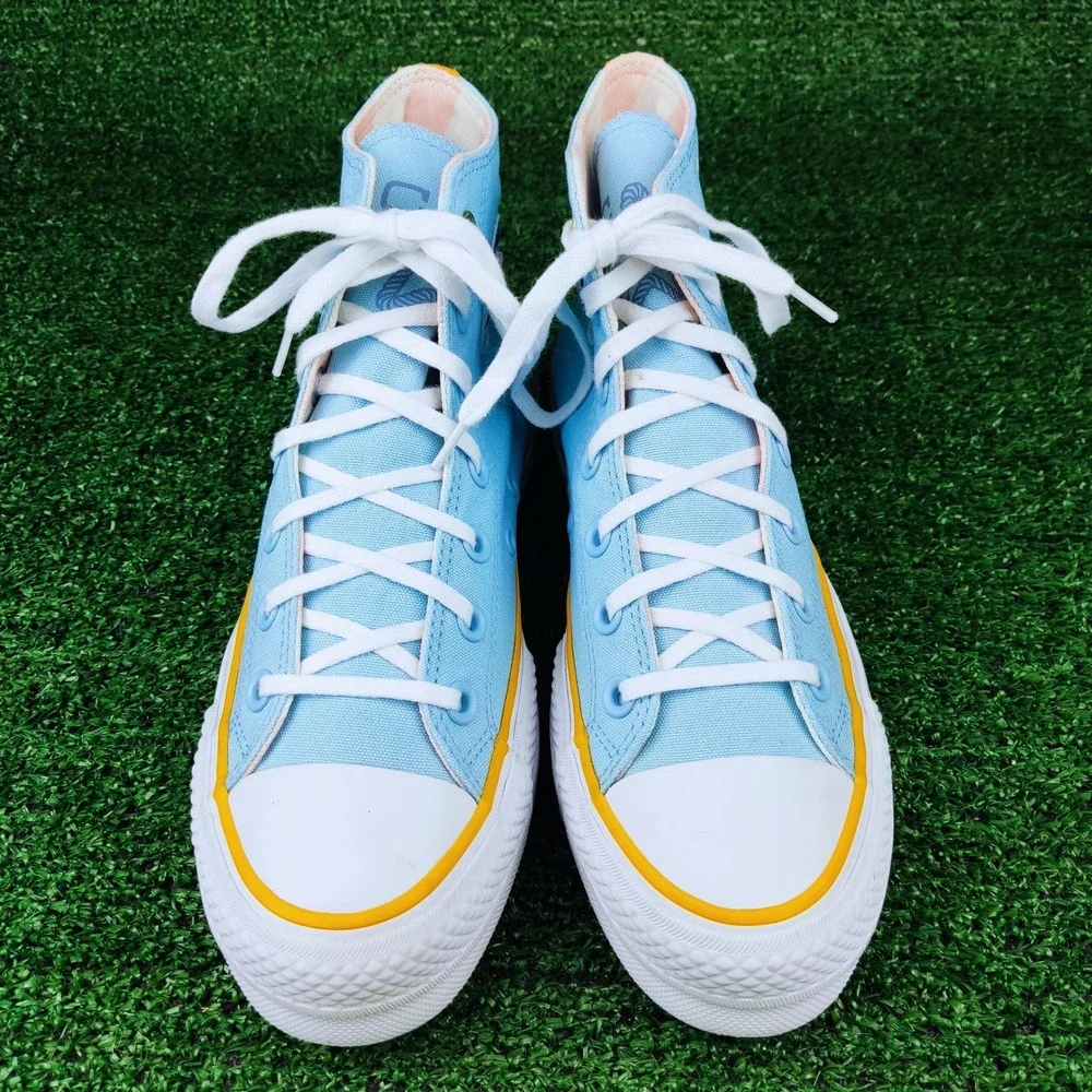 Converse Shoes Womens 7 Blue Chuck Taylor All Star Lift Platform A10922C HighTop